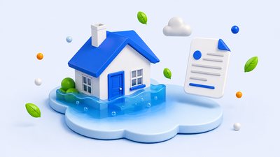 Illustration for the guide on Flood Insurance and the NFIP